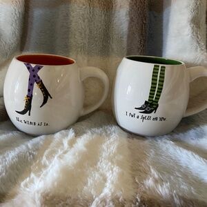 Rae Dunn - Halloween mugs - pair